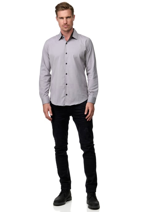 Rusty Neal Overhemd Slim Fit Grau - Image 6