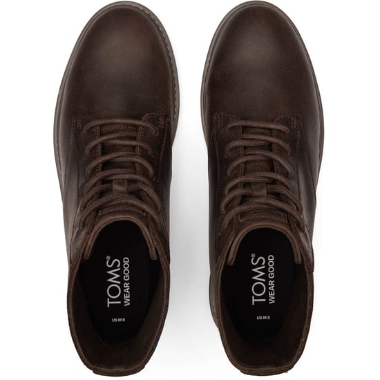TOMS Navi TRVL Lite Ranger Leder Herren Stiefel Dunkelbraun - Image 4
