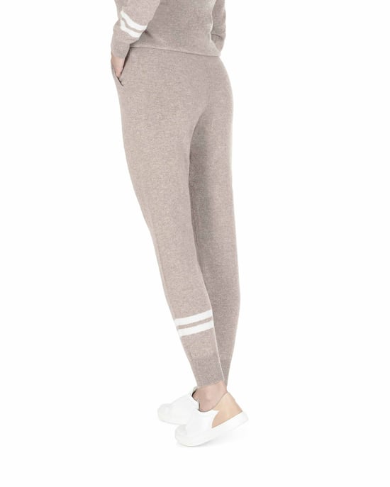 Pantalon De Survãªtement En Cachemire Crown Of Edinburgh Morningside Camel D - Image 4