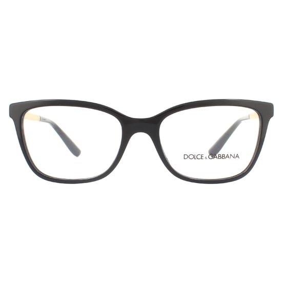 Dolce & Gabbana Rectangular Black Womens Glasses Frames