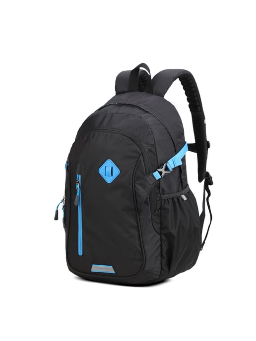Aoking Rucksack Unisex BLACK AND BLUE - Image 2