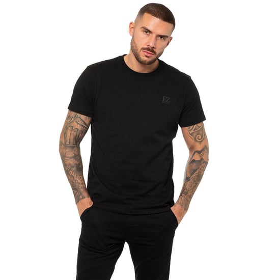 Enzo | Herren T-Shirt mit Rundhalsausschnitt - Schwarz - Image 1