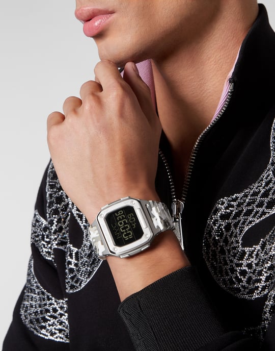 Philipp Plein Hyper $hock Unisex Mehrfarbige Uhr PWHAA1522 - Image 3