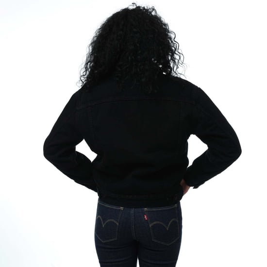 Women's Levis Ex-Boyfriend Sherpa Trucker Jacket in Black