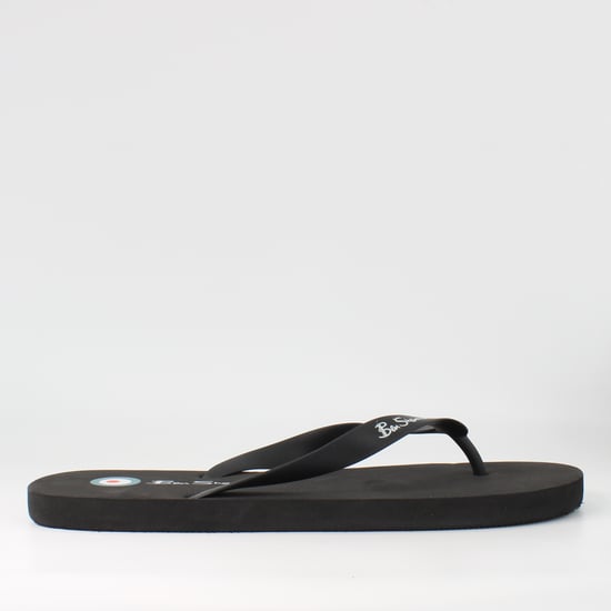 Ben Sherman Mens Black Flip-Flops