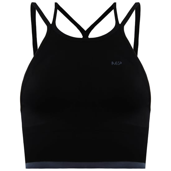 MyProtein Adapt Seamless Damen Sport-BH Schwarz - Image 1