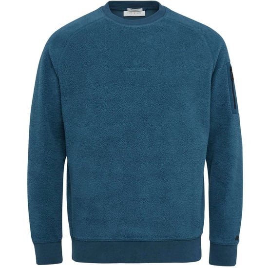 Herrenpullover der Marke Cast Iron. Der Pullover ist aus Baumwolle gefertigt und hat eine normale Passform. Die weiche Baumwolle sorgt für hohen Tragekomfort. Marke: Cast IronModellname: CSW2210436Kategorie: HerrenpulloverMaterialien: BaumwolleFarbe: bla - Image 1