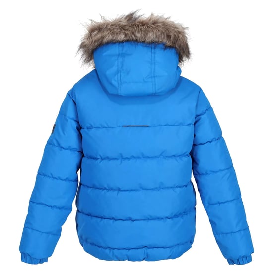 Regatta Childrens/Kids Faux Fur Trim Parka (Blue)