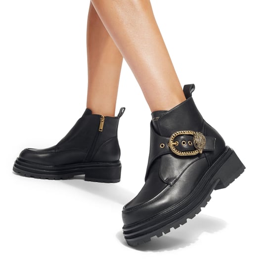 Kurt Geiger London Leather Mayfair Chunky Boots