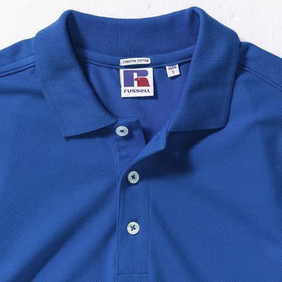 Russell - Polo manches courtes - Homme (Bleu roi) - Image 3