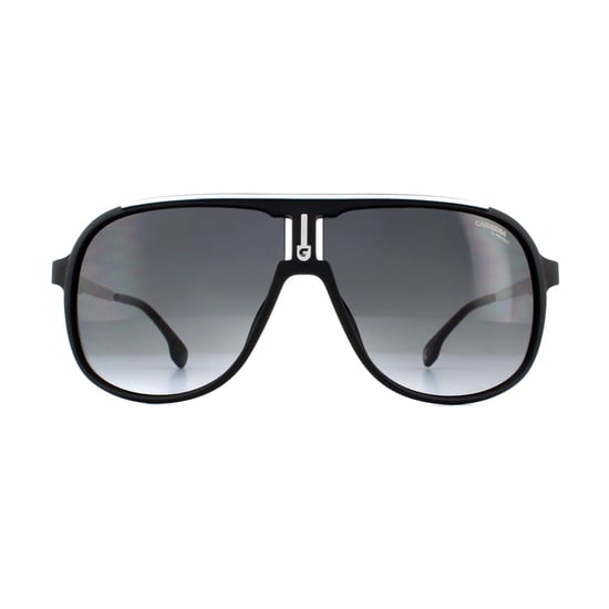 Carrera Aviator Mens Matte Black Dark Grey Gradient Sonnenbrille - Image 1