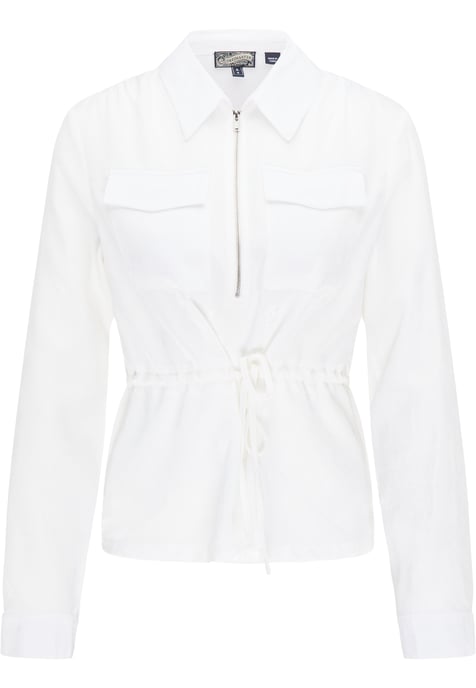 Dreimaster Bluse Damen weiss - Image 1