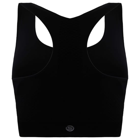 Skins DNAmic Base Damen Schwarzer Sport-BH - Image 2