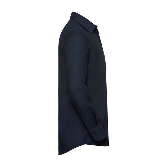 Russell Collection - Formelles Hemd für Herren Langärmlig (Leuchtend Navy-Blau) - Image 3