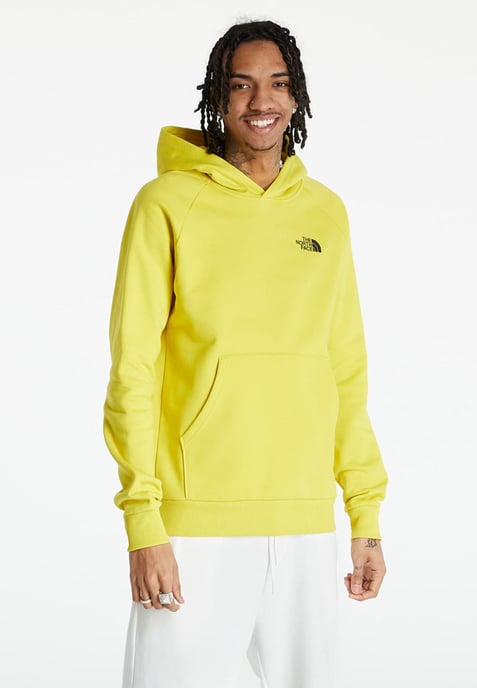The North Face Mens Reglan Red Box Hoodie in gelb - Image 1