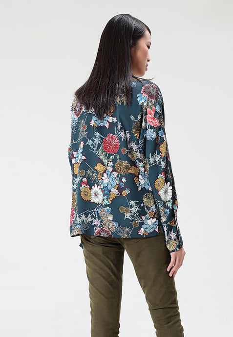 Bluse mit Blumenmuster - Image 6