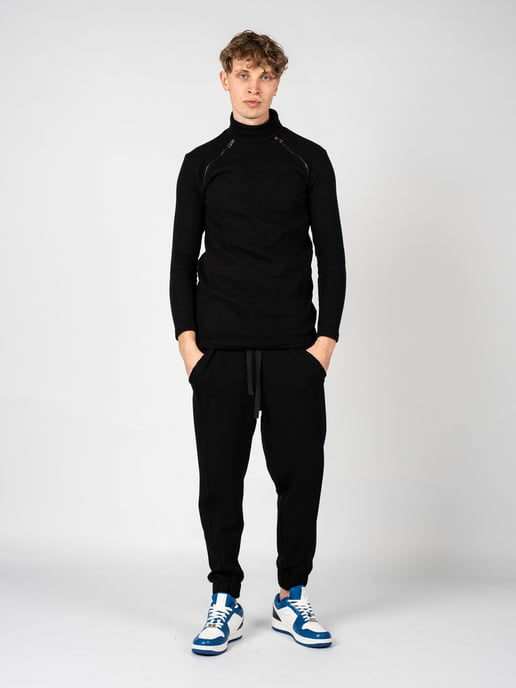 La Haine Inside Us Pullover LM060 Herren Schwarz - Image 1