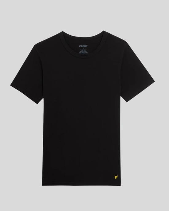 Lyle & Scott � Basic-T-Shirt im 3er-Pack, Schwarz - Image 1