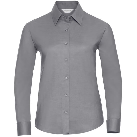 Russell Collection - Langärmelige Bluse - Damen (Silber) - Image 1