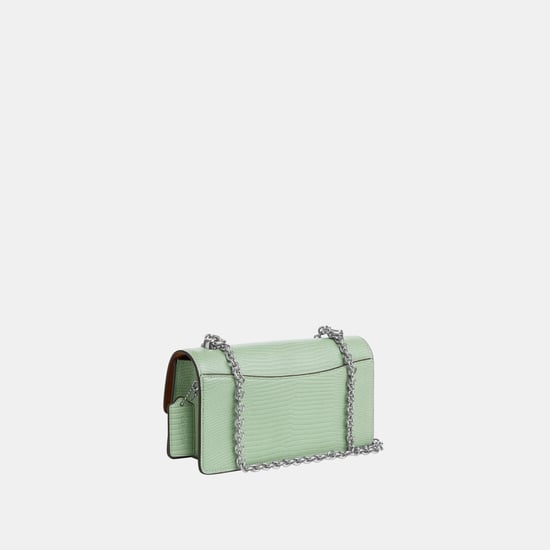 Eliza Flap Crossbody in Lizard-Embossed Leather Bag