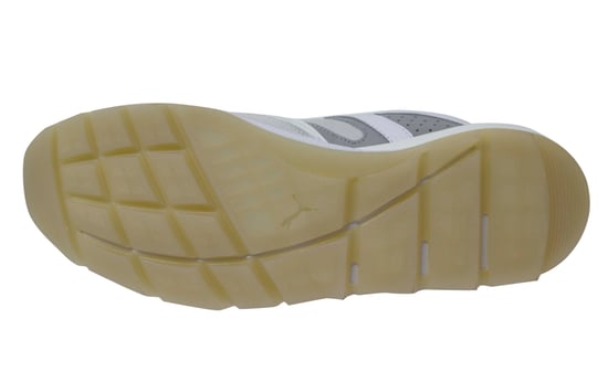 Puma Trimonic Mens Blaze Swift Tech White Leather Lace Up Trainers 357824 02