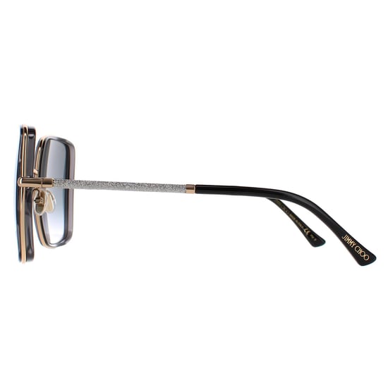 Jimmy Choo Quadratische Damen Gold Grau Dunkelgrau Farbverlauf JAYLA/S - Image 3