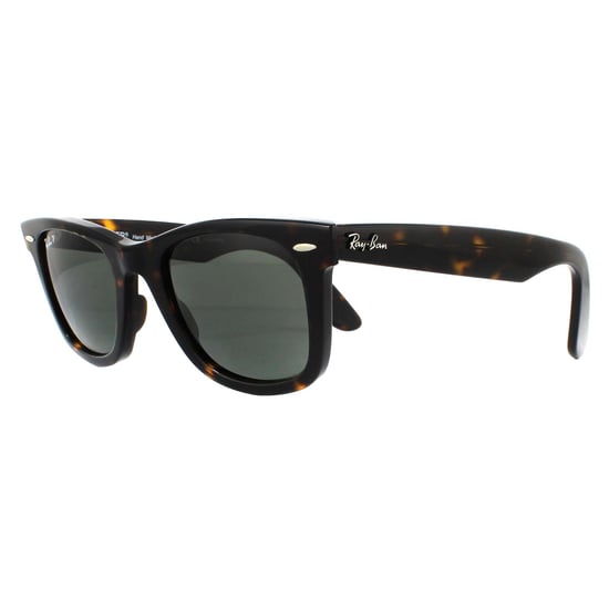 Ray-Ban Rectangle Unisexe Tortoise Green Polarise Lunettes de soleil - Image 2