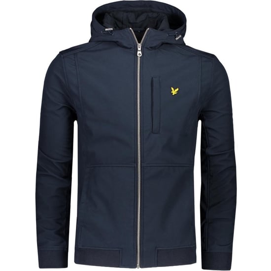 Die Lyle & Scott Softshell-Jacke lässt dich nie im Stich. Sie besteht aus einem Polyester-Elastan-Gemisch und bietet perfekten Schutz vor den Elementen. Die Jacke hat eine normale Passform mit elastischem Saum, Ärmelbündchen, verstellbarer Kapuze, unauffä - Image 1