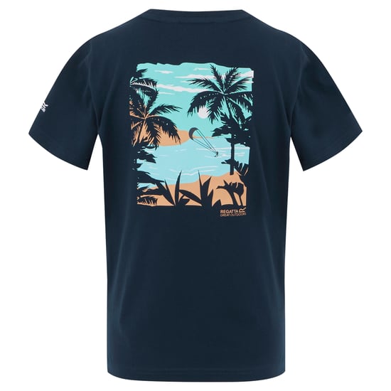 Regatta - "Bosley VIII" T-Shirt für Kinder (Marineblau) - Image 2