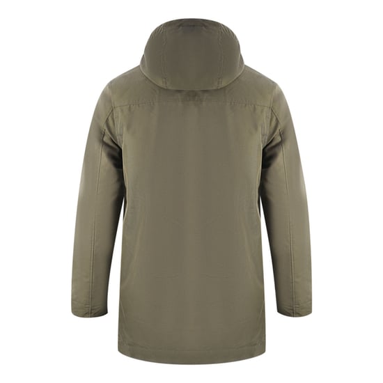 Lyle & Scott Olive Green Long Jacket