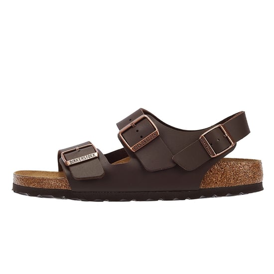 Birkenstock Milano Birko Flor Braun Schmal Sandalen - Image 5