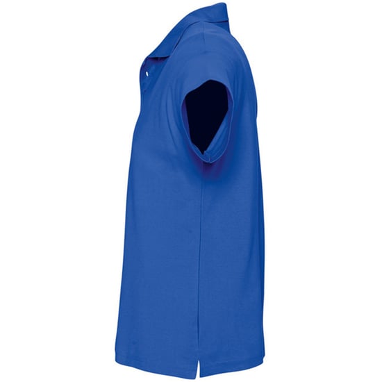 SOLS Herren Sommer II Pique Kurzarm-Poloshirt (Königsblau) - Image 3