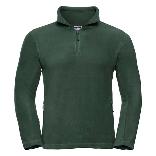 Russell Herren 1/4 Zip Outdoor Fleece Top (Flaschengrün) - Image 1