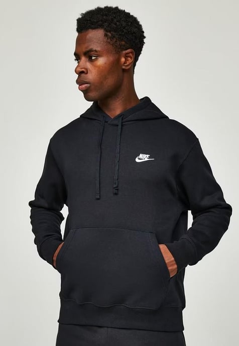 Nike Herren Sportswear Club Fleece-Trainingsanzug in Schwarz - Image 2