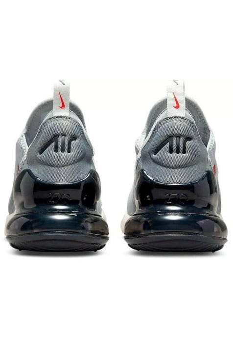 Nike Air Max 270 Turnschuhe, Grau Nebel / Team Orange Segel - Image 6