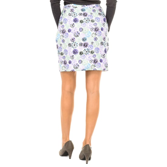 Short skirt with front opening 3Y5N06-5NXZZ woman