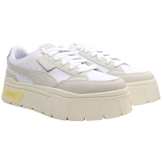 Puma – Mayze Stack Luxe – Weiße Damen-Sneaker - Image 2