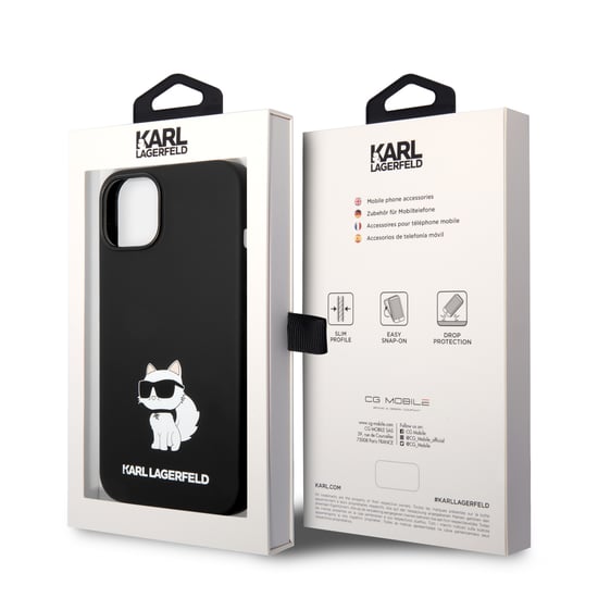 Karl Lagerfeld Liquid Silicone Phone Case iPhone 14 Plus