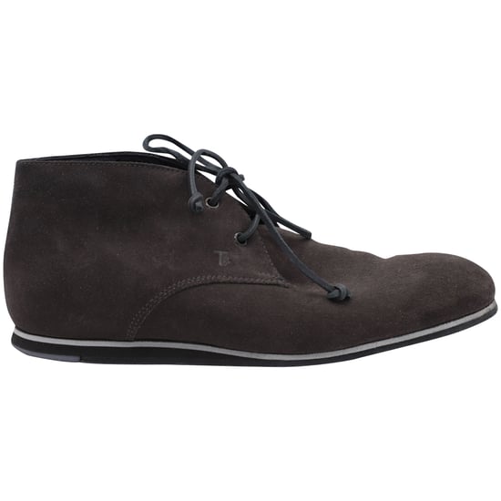 Tod's Schnür-Stiefel in Dunkelbraunem Wildleder - Image 1