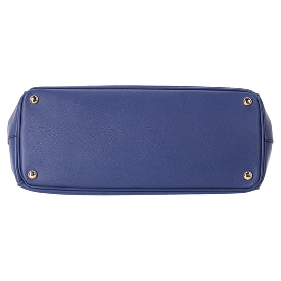 Prada Große Galleria Handtasche aus blauer Saffiano-Leder - Image 4