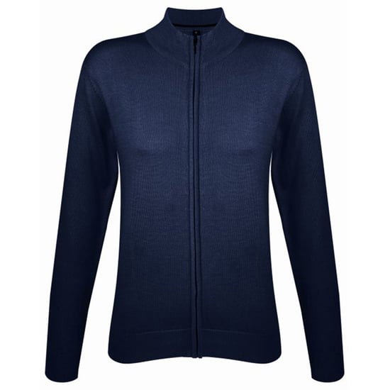 SOLS Damen/Damen Gordon Strickjacke mit durchgehendem Reißverschluss (Navy) - Image 1