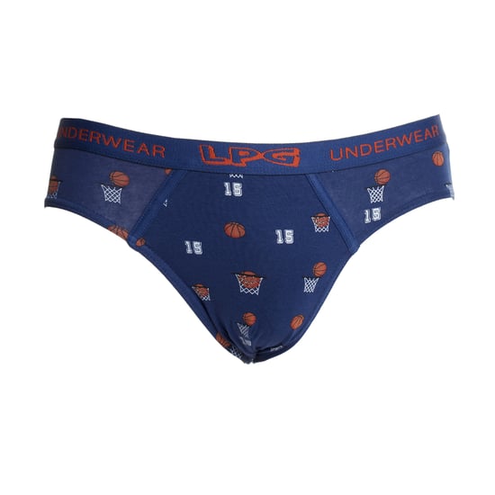 Pack of 2 LPG2018 boys' breathable fabric briefs with anatomical front