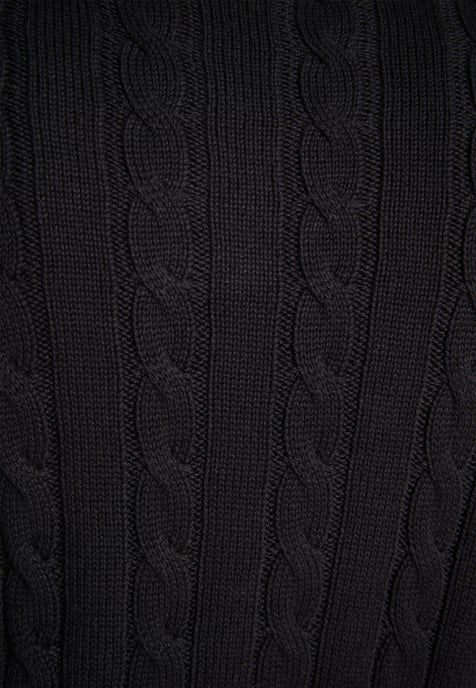 Dreimaster Strickpullover Herren schwarz - Image 5