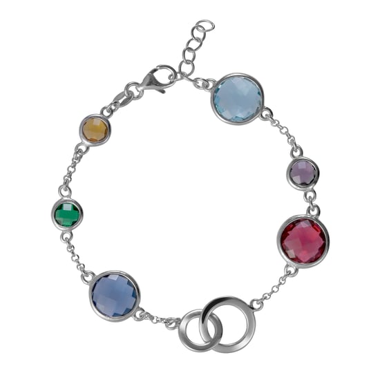 Orphelia 'Eloise' Damen 925 Sterling Silber Set: Armband + Halskette - Silber SET-7409 - Image 2