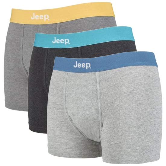 JEEP - 3 Paar Herren Baumwoll-Mischung Alltags Fitted Boxershorts - Image 1