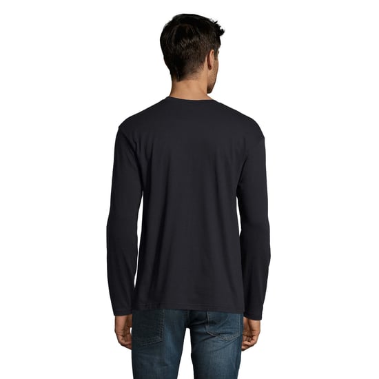 SOLS - "Monarch" T-Shirt für Herren Langärmlig (Marineblau) - Image 2