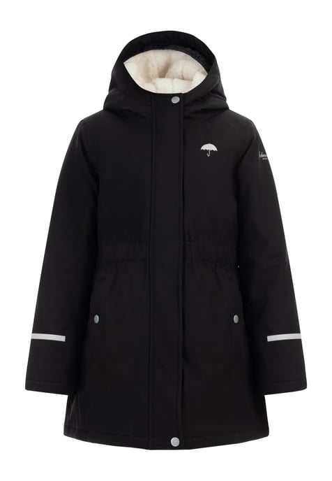 Schmuddelwedda Winterjacke Mädchen Schwarz - Image 1