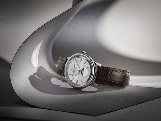 Frédérique Constant Moneta Moonphase Braun Unisex Armbanduhr FC-206S3S6 - Image 4