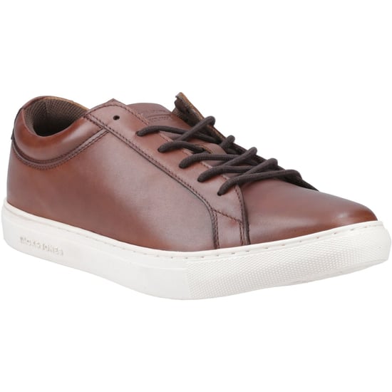 Jack & Jones Galaxy Leder Herren Cognac Turnschuhe - Image 1