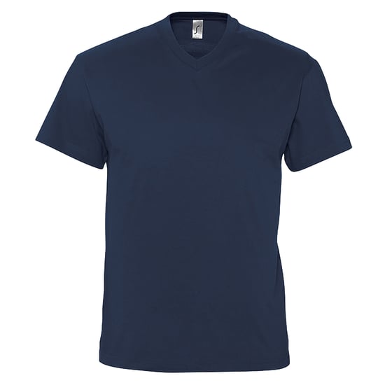 SOLS Herren Victory T-Shirt, V-Ausschnitt, Kurzarm (Marineblau) - Image 1
